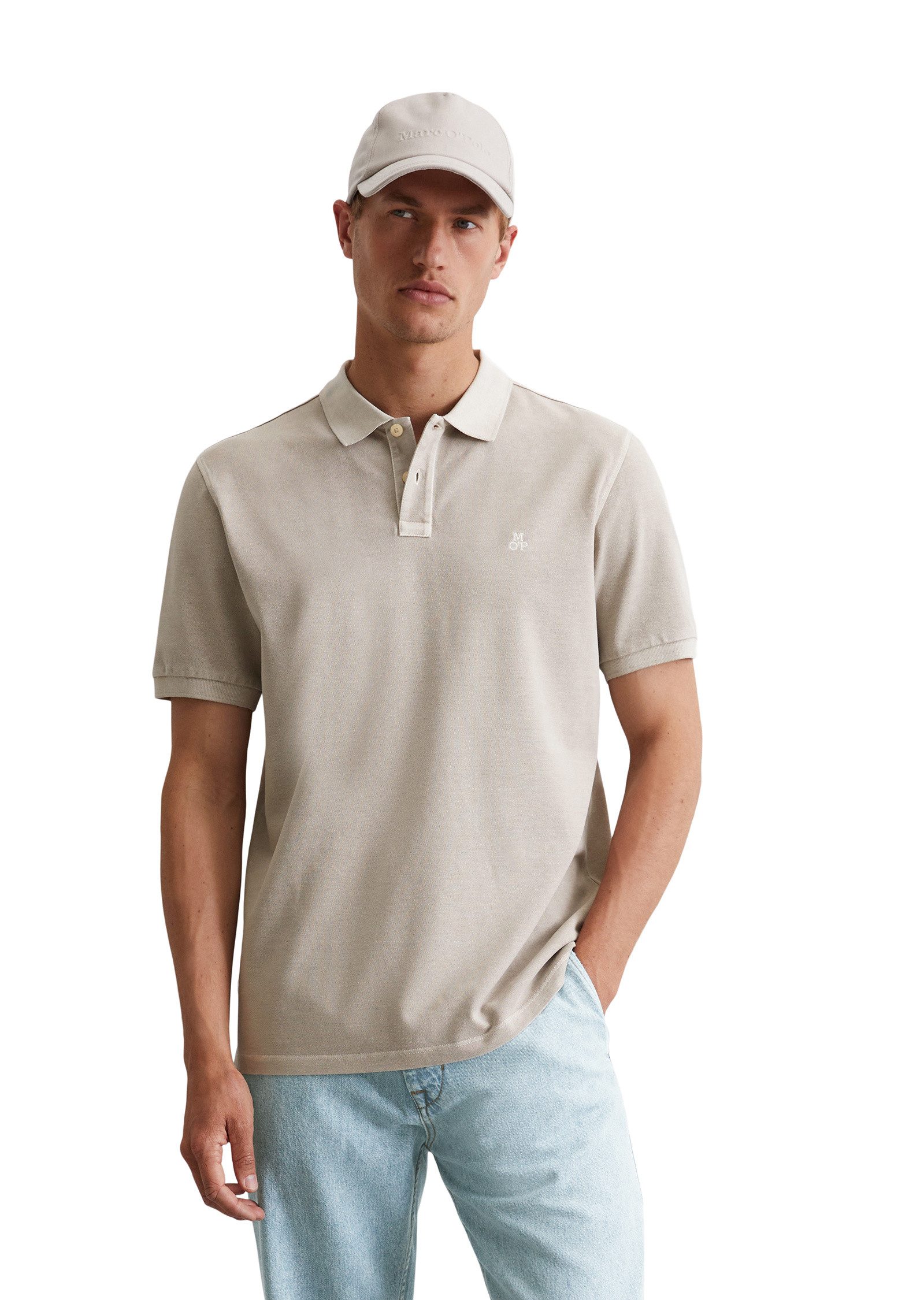 Marc OPolo Poloshirt "aus Bio-Baumwolle" günstig online kaufen