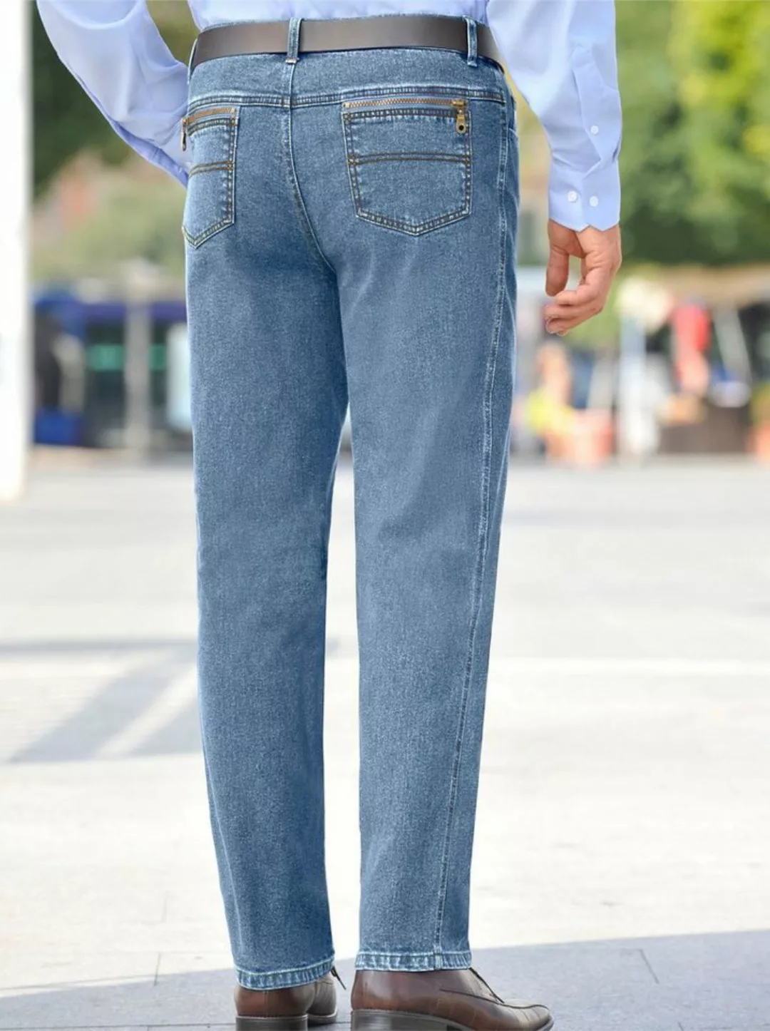 Classic Dehnbund-Jeans, (1 tlg.) günstig online kaufen