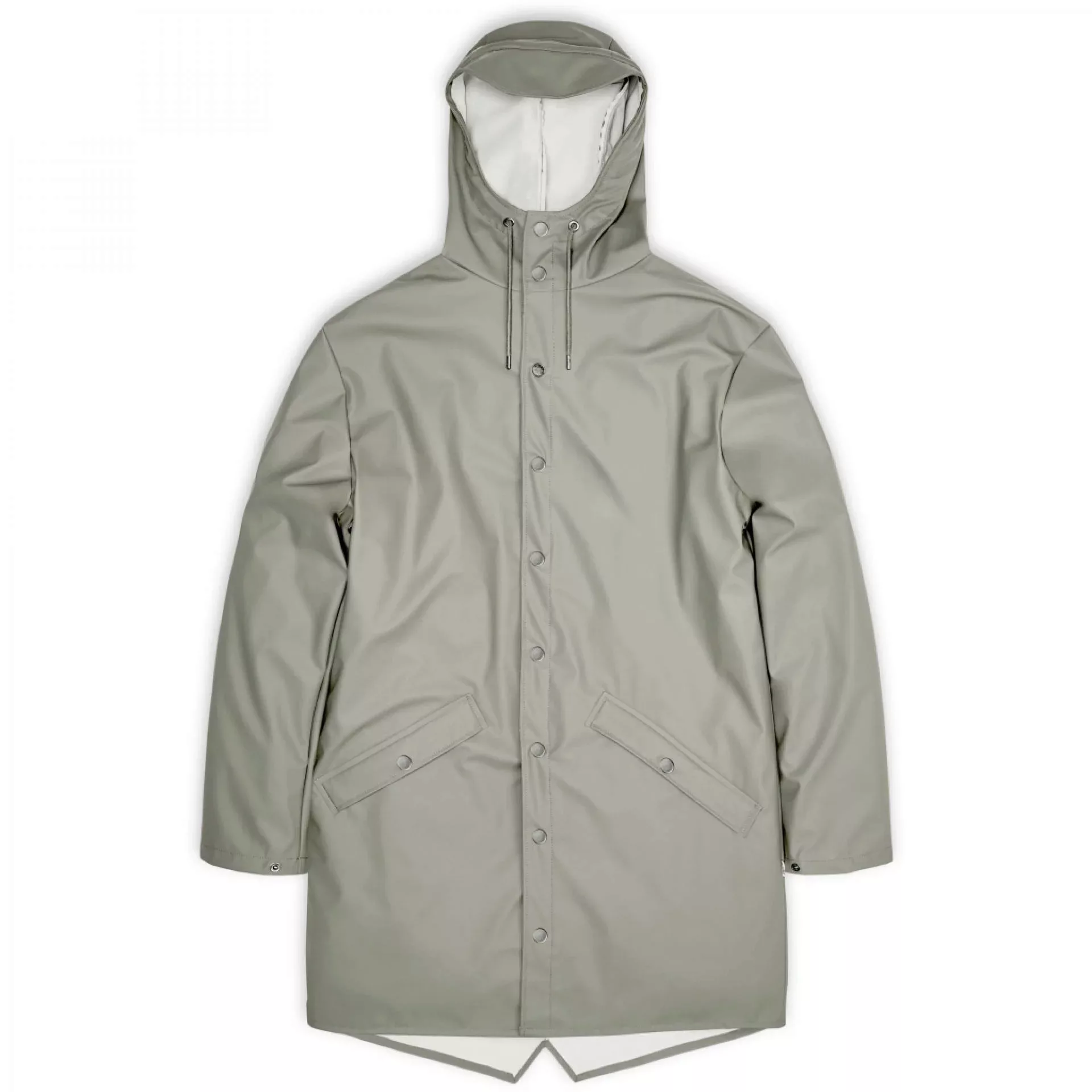 Rains Regenjacke Long Jacket Grau S günstig online kaufen