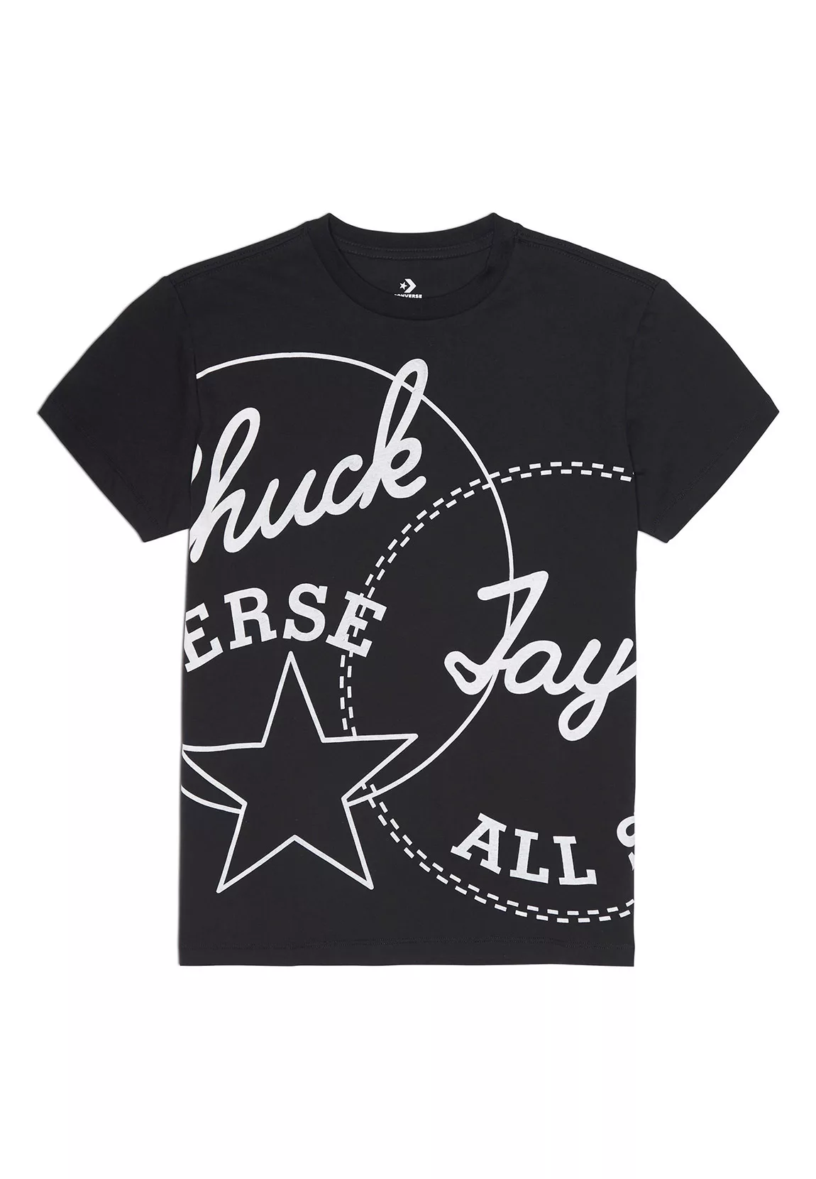 Converse T-Shirt Damen EXPLODED CHUCK PATCH TEE BLACK 10021642 001 Schwarz günstig online kaufen