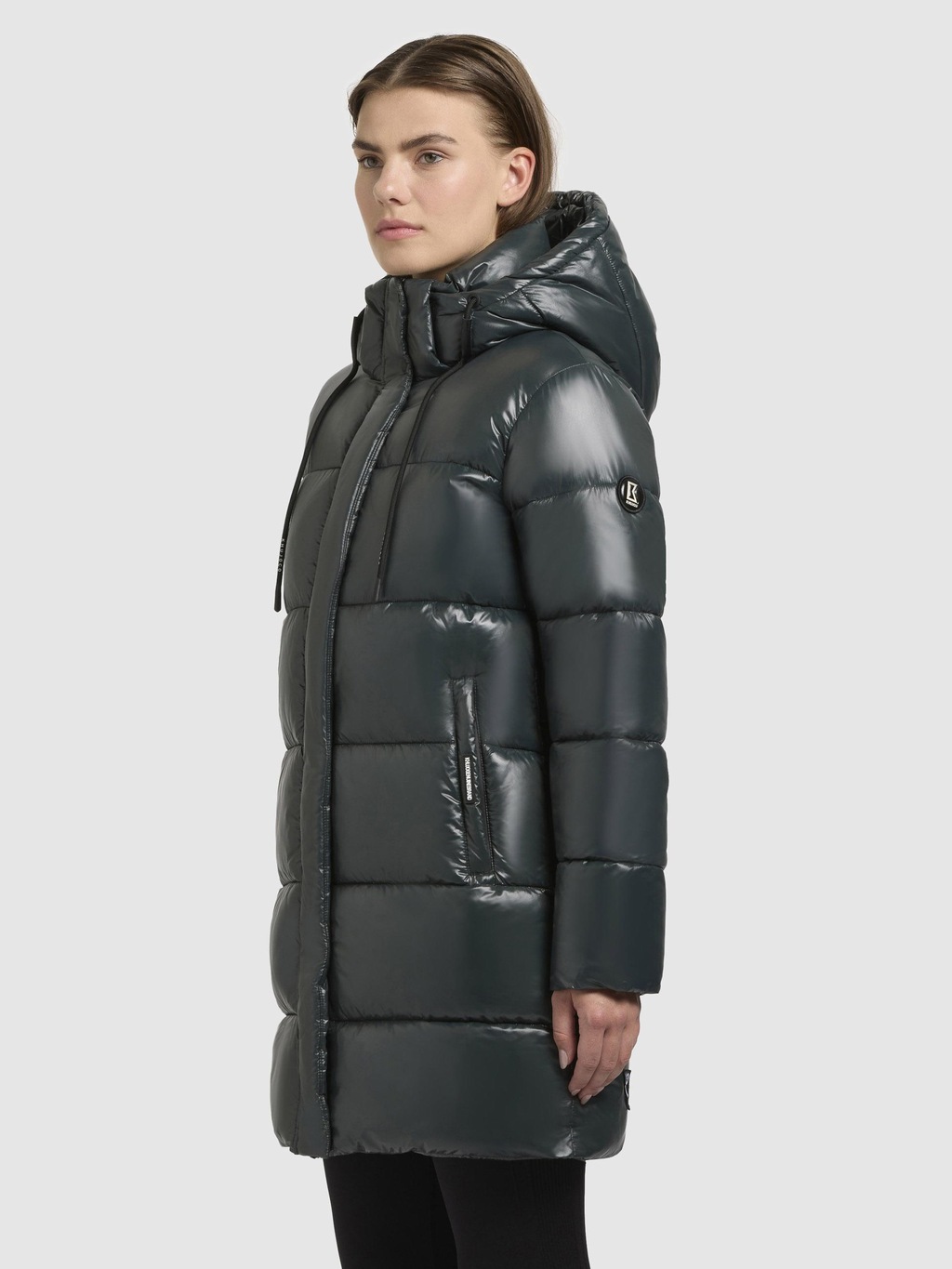 khujo Steppjacke "Jadet2-YM", mit Kapuze, Schimmernder Winter Kurzmantel mi günstig online kaufen