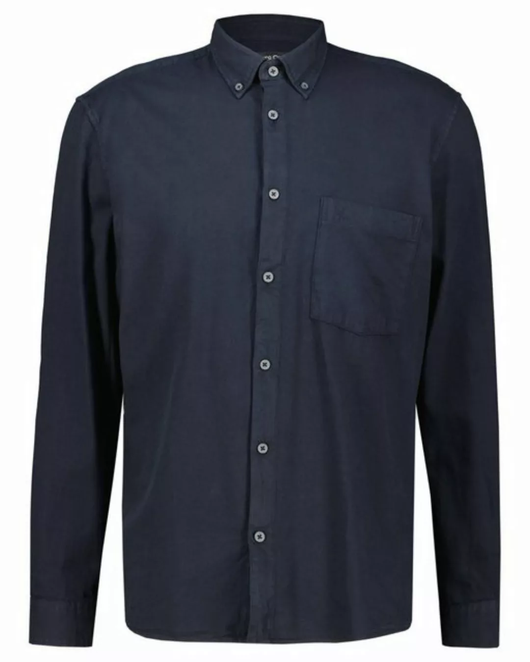 Marc O'Polo Langarmhemd marineblau (1-tlg) günstig online kaufen
