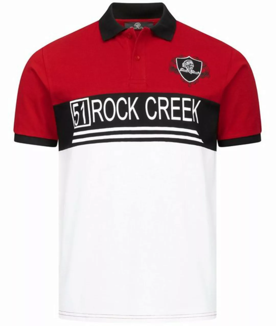 Rock Creek Poloshirt Herren T-Shirt mit Polokragen H-306 günstig online kaufen