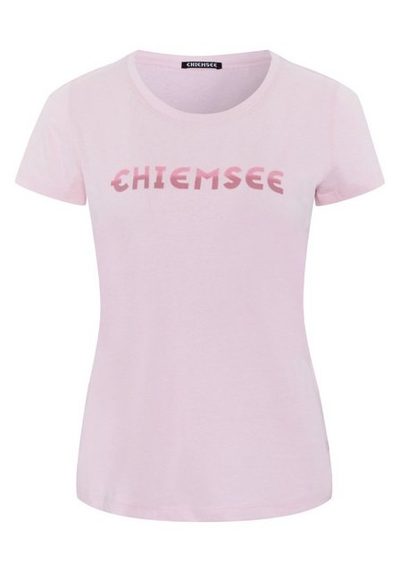 Chiemsee Print-Shirt T-Shirt mit Logo in Farbverlauf-Optik 1 günstig online kaufen