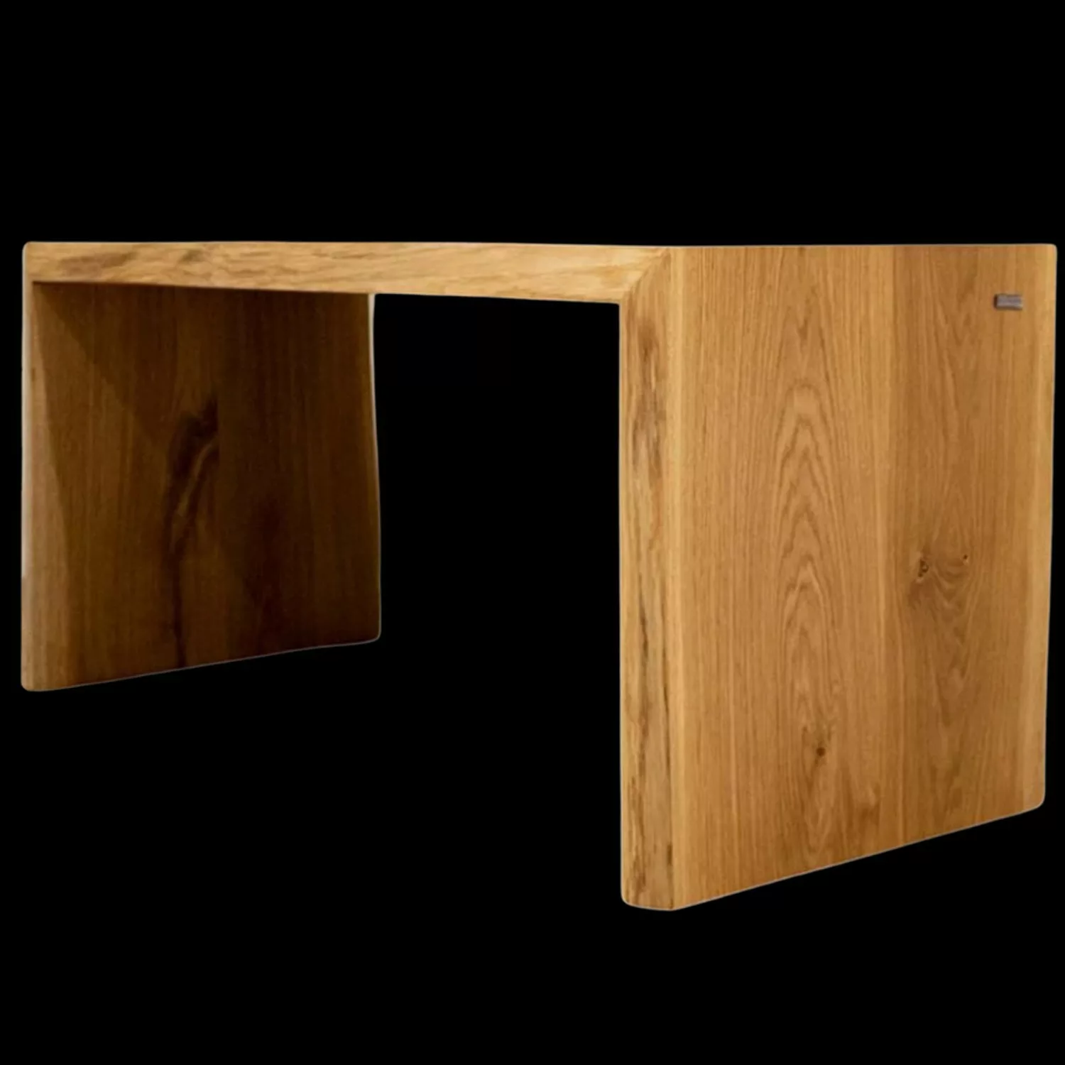 holz4home Massivholz Hocker Bank aus Eiche mit Baumkante XL günstig online kaufen