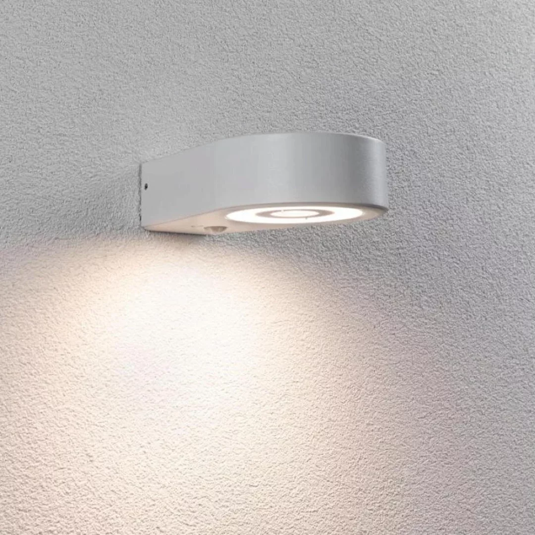 LED Wandleuchte Silma in Weiß 5,5W 600lm IP44 mit Bewegungsmelder und Dämme günstig online kaufen
