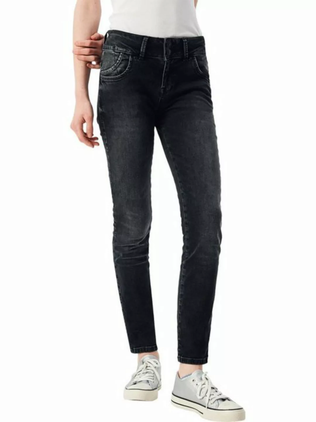 LTB Damen Jeans Molly M Super Slim Fit - Schwarz - Hara Wash günstig online kaufen