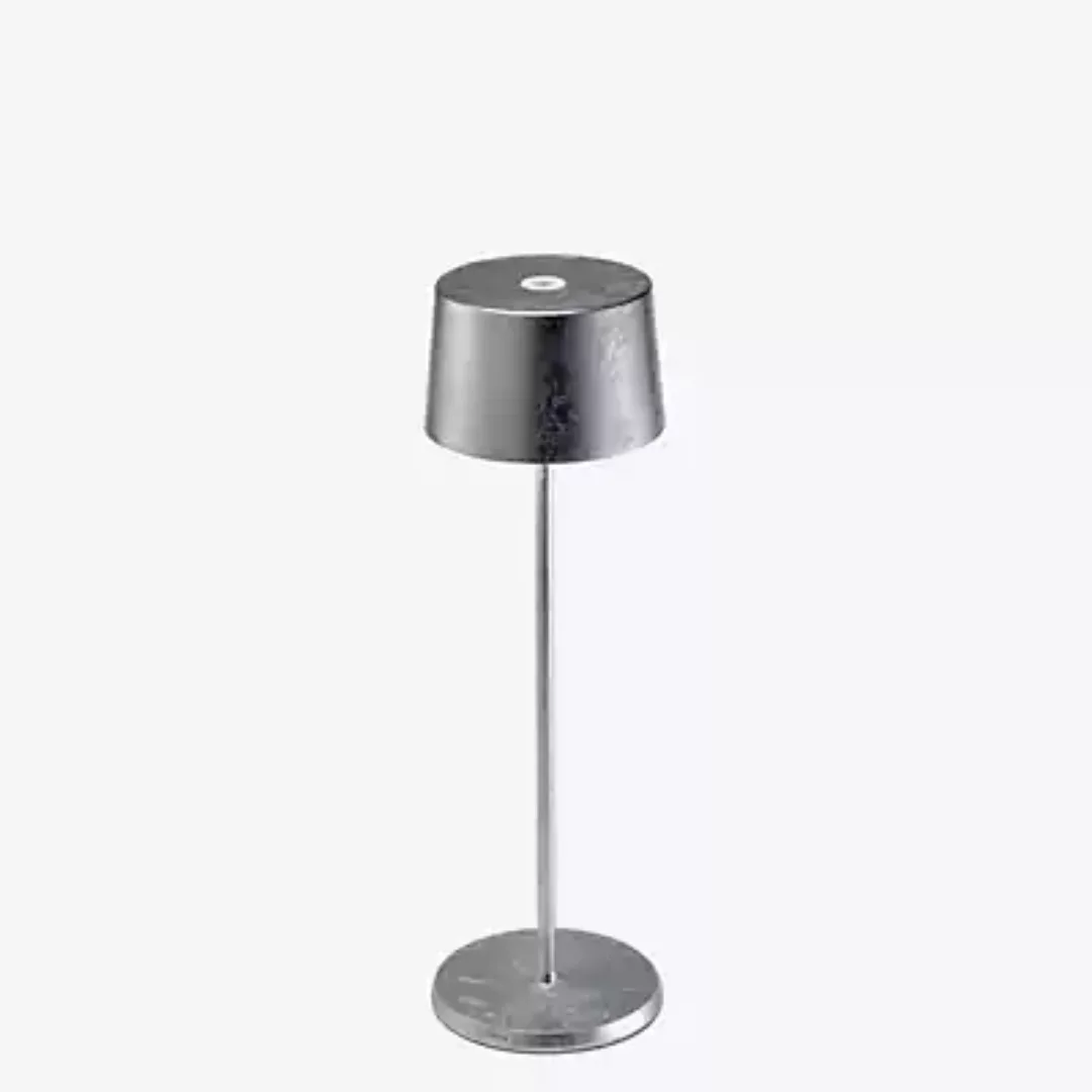Zafferano Olivia Akkuleuchte LED, silber - 35 cm , Lagerverkauf, Neuware günstig online kaufen