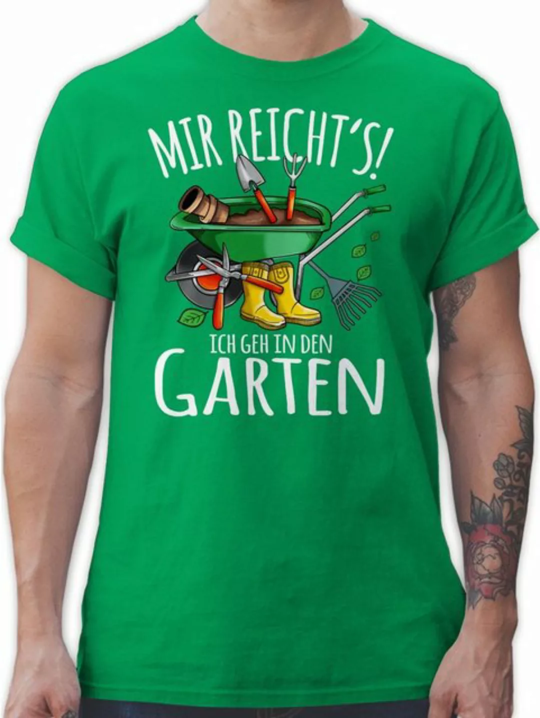 Shirtracer T-Shirt Mir reicht's ich geh in den Garten - Gartenarbeit & Gärt günstig online kaufen