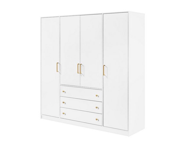 Deine Möbel 24 Kleiderschrank CLASSIC D4 Kleiderschrank mit Schubladen mit günstig online kaufen