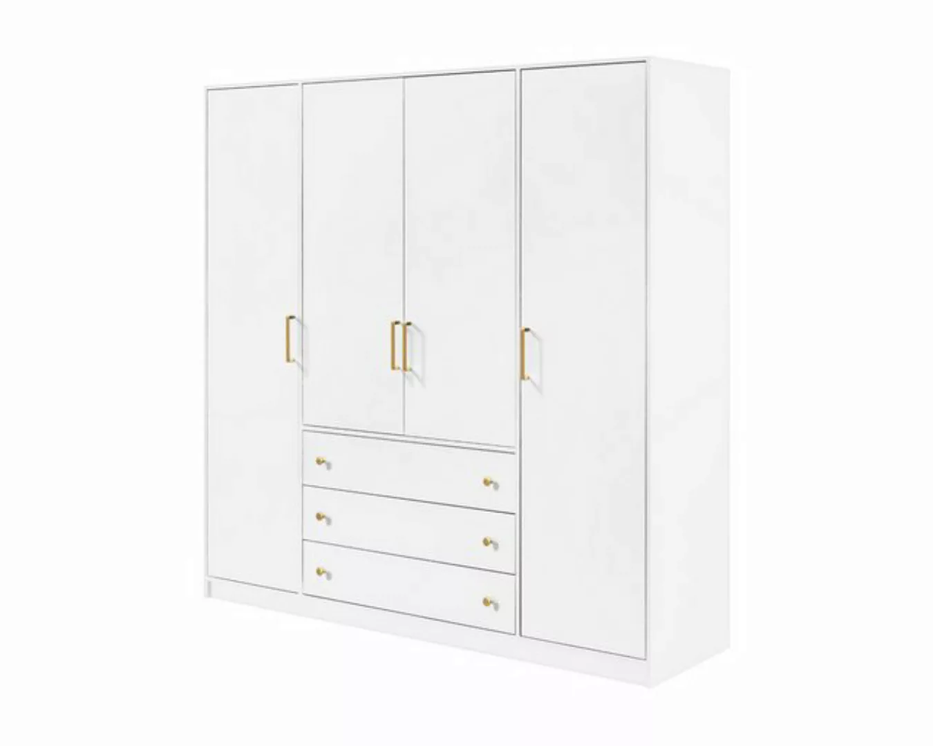 Deine Möbel 24 Kleiderschrank CLASSIC D4 Kleiderschrank mit Schubladen mit günstig online kaufen