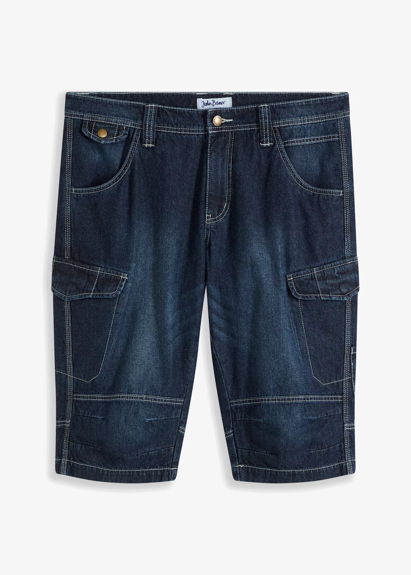 Jeans-Long-Bermuda, Loose Fit günstig online kaufen