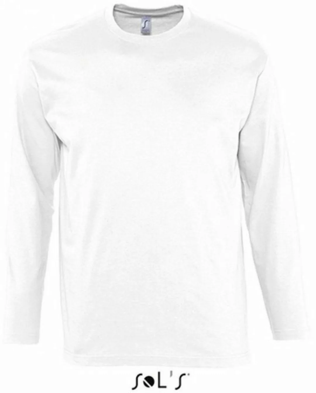 SOLS Rundhalsshirt SOL'S Herren Langarmshirt T-Shirt Long Sleeve Baumwolle günstig online kaufen