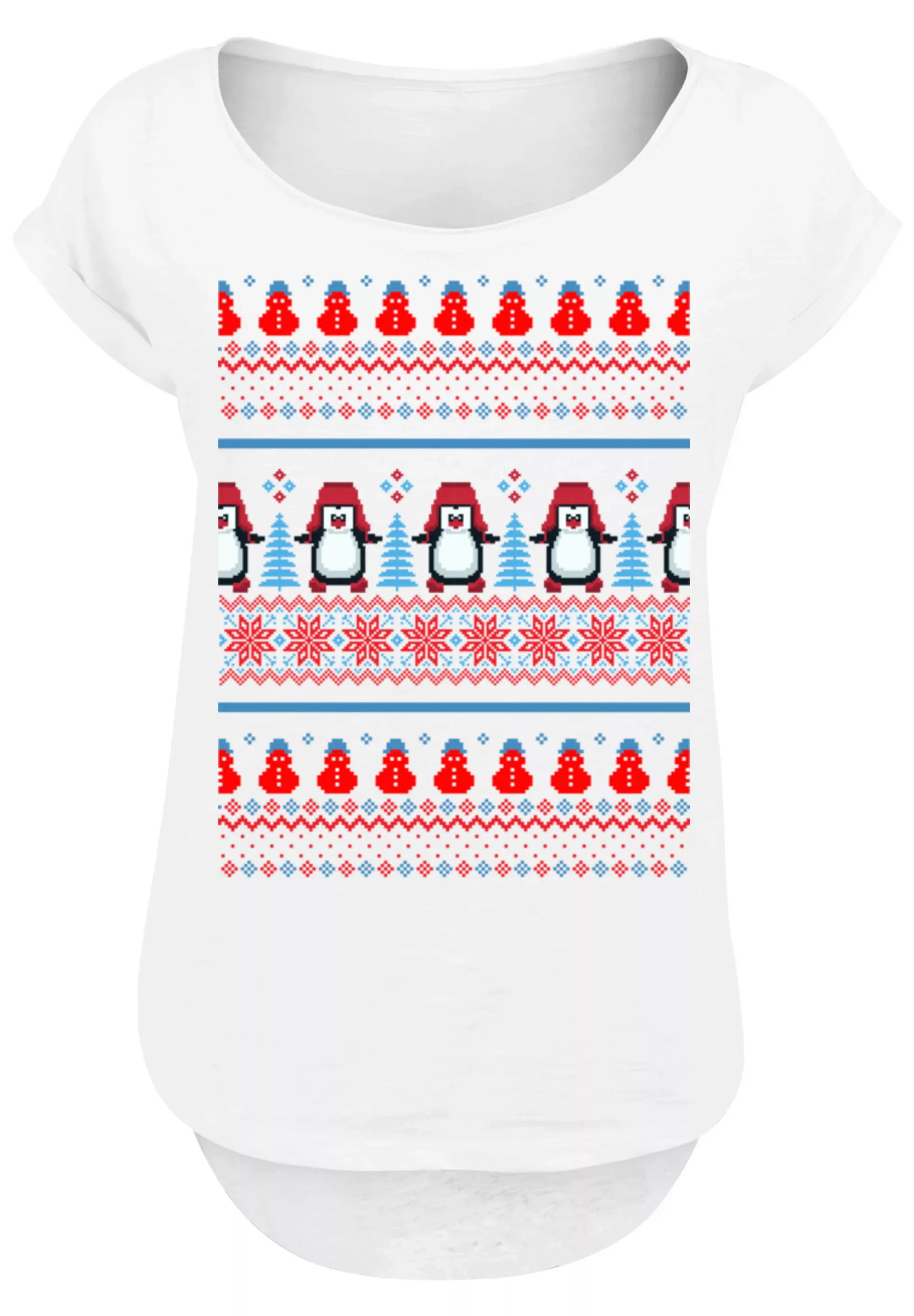 F4NT4STIC T-Shirt "Christmas Pinguin Muster", Print günstig online kaufen