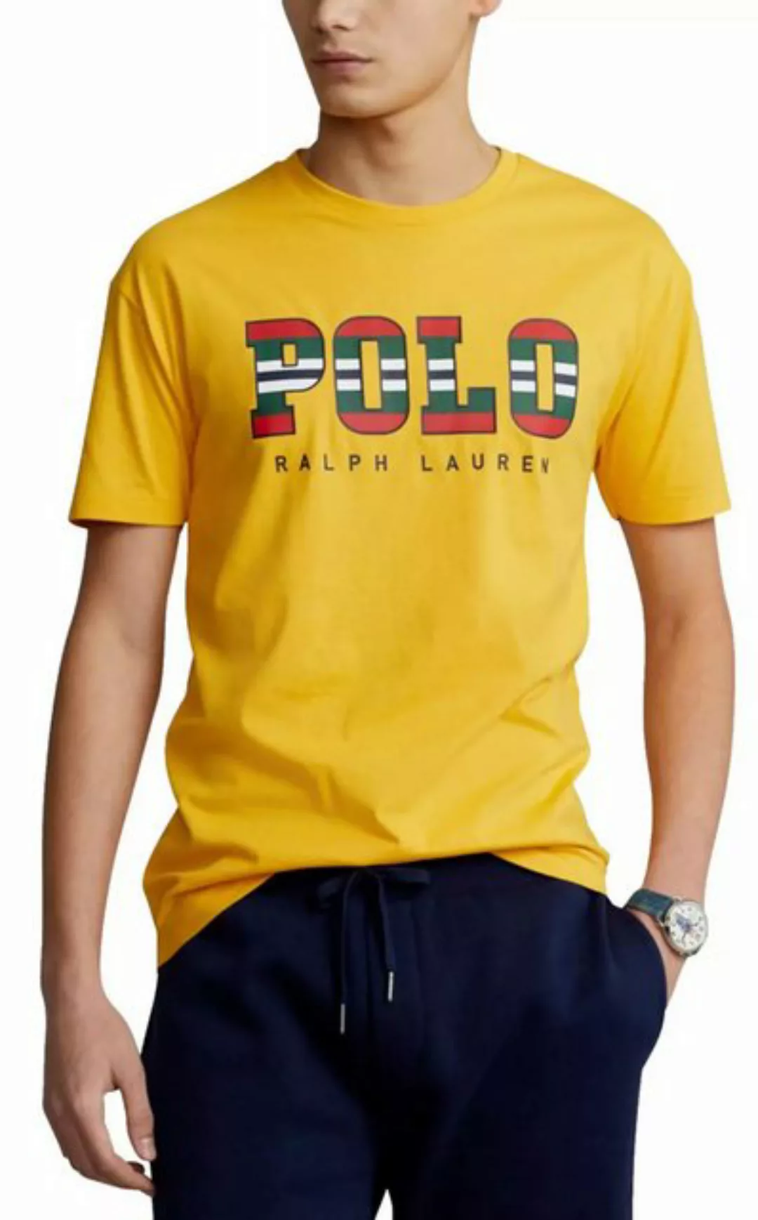 Polo Ralph Lauren T-Shirt Logo Custom Slim Fit Authentifizierung über das R günstig online kaufen