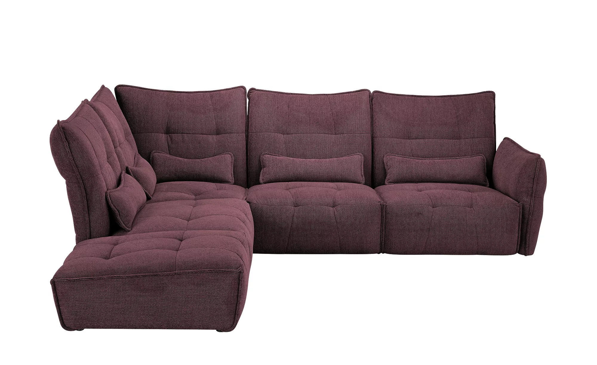 bobb Ecksofa  Jeaneva ¦ rot ¦ Maße (cm): B: 275 H: 101 T: 320 Polstermöbel günstig online kaufen