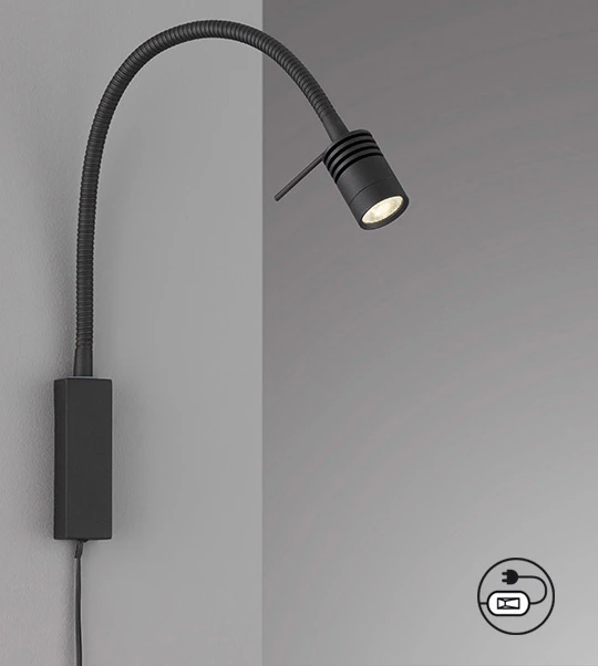 LED-Wandlampe Seng mit flexiblem Arm günstig online kaufen