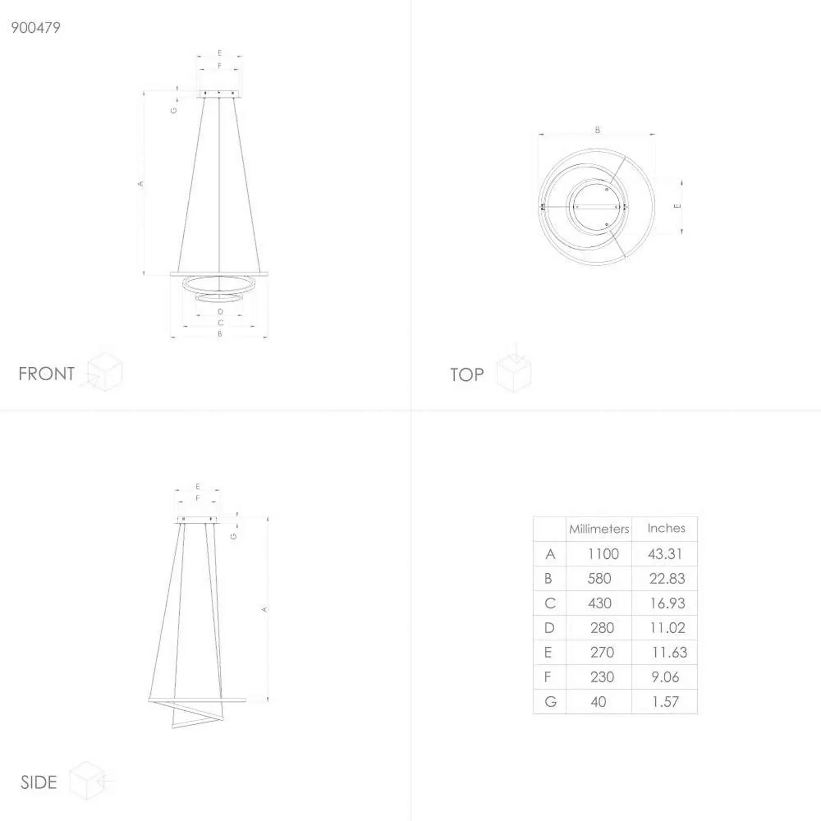 EGLO connect Lobinero-Z LED-Hängelampe, schwarz günstig online kaufen