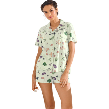 Lisca  Pyjamas/ Nachthemden Pyjama Shorts Hemd Kurzarm POMPEYA günstig online kaufen