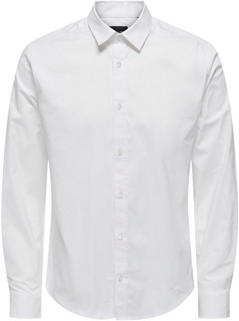 ONLY & SONS Langarmhemd ONSANDY SLIM EASY IRON POPLIN SHIRT günstig online kaufen