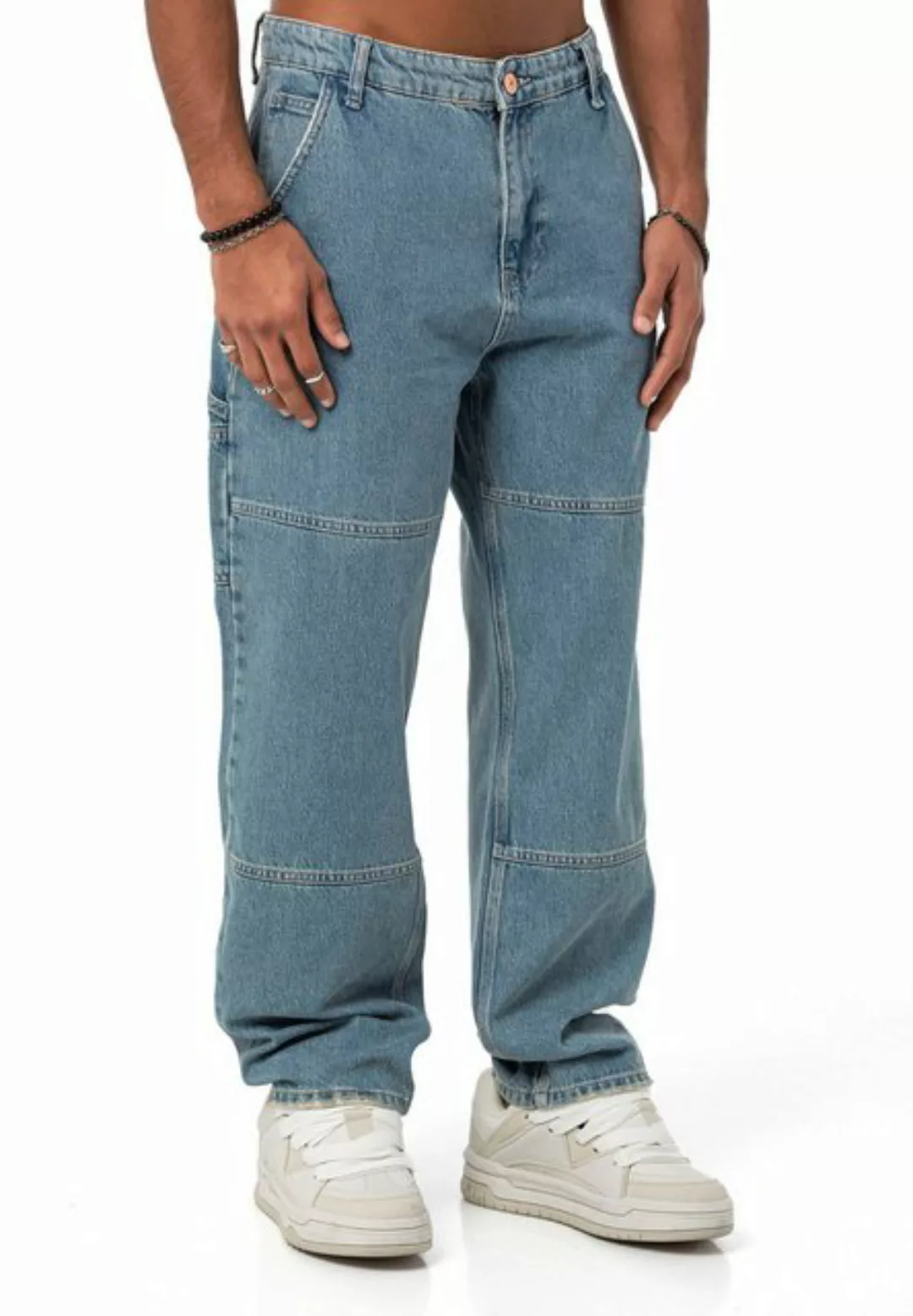 RedBridge Weite Jeans Red Bridge Herren Baggy Jeans Hose Denim Pants 5-Pock günstig online kaufen