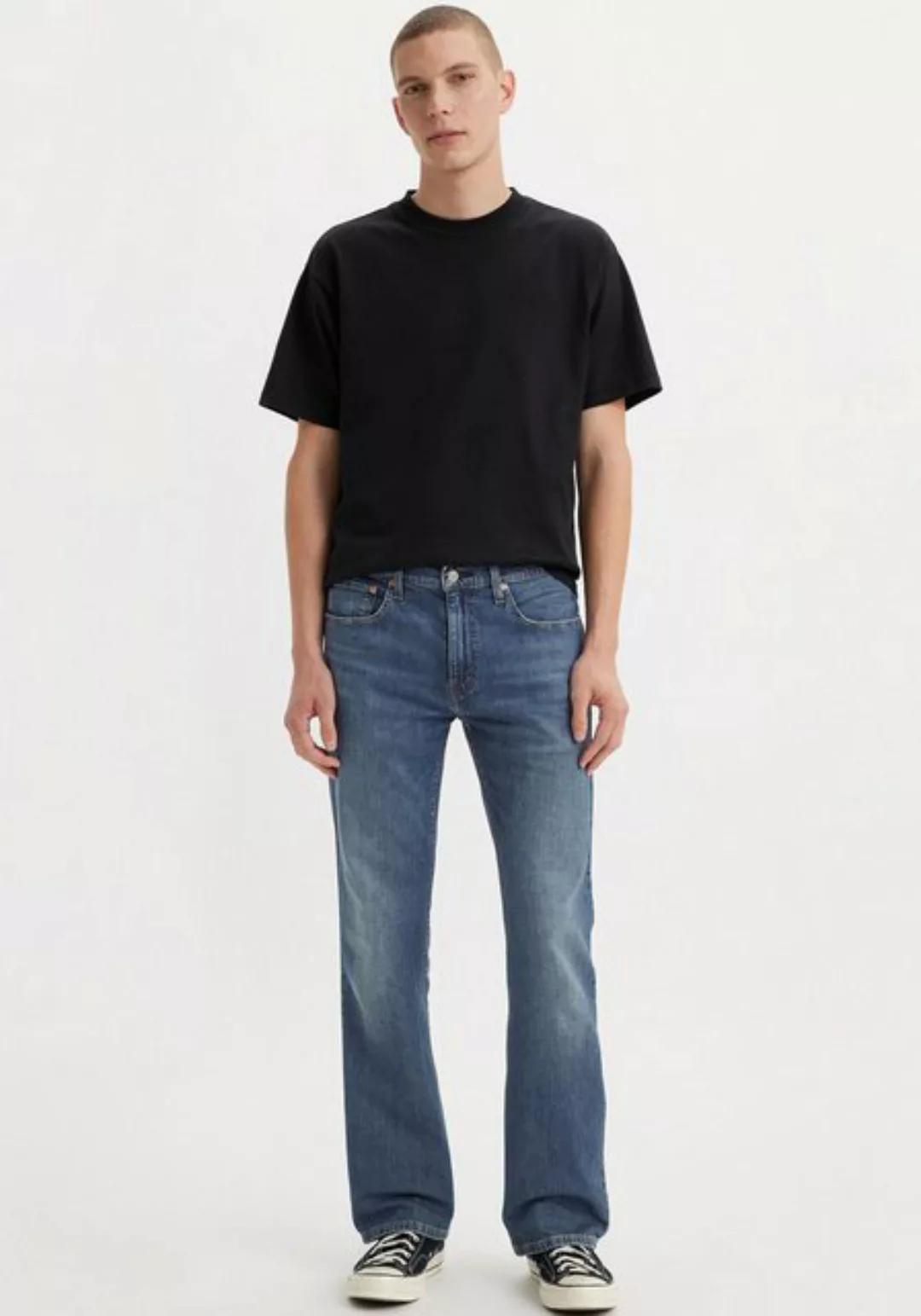 Levi's® Bootcut-Jeans 527 SLIM BOOT CUT in cleaner Waschung günstig online kaufen