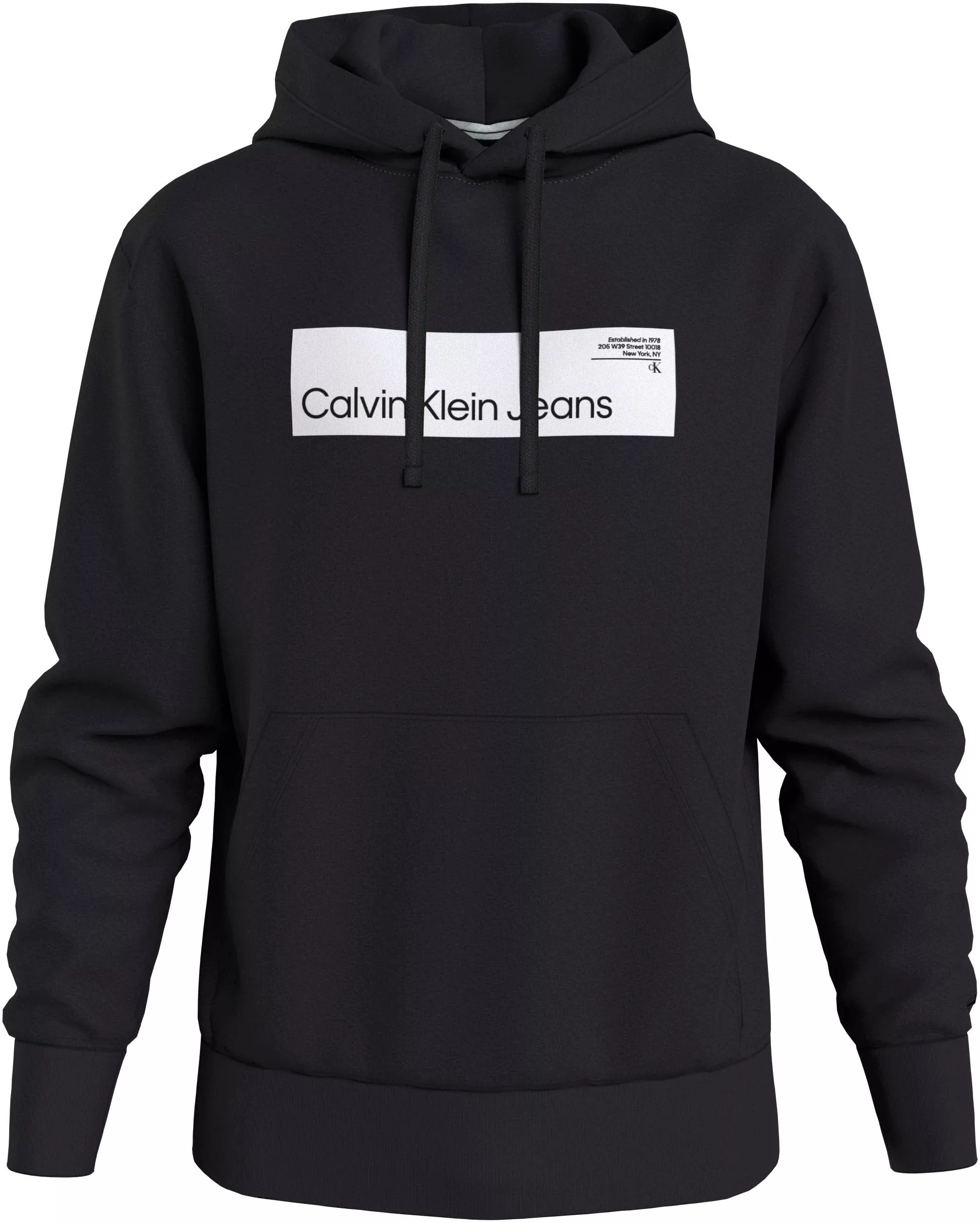 Calvin Klein Jeans Plus Kapuzensweatshirt "PLUS HYPER REAL BOX LOGO HOODIE" günstig online kaufen