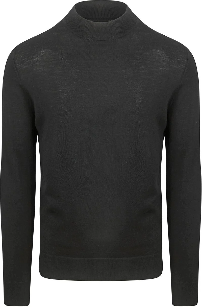 Profuomo Turtleneck Merino Pullover Schwarz - Größe XL günstig online kaufen