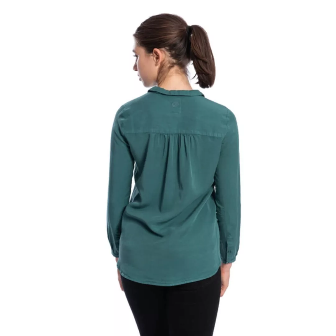Cold Dye Bluse Damen Dunkelgrün günstig online kaufen
