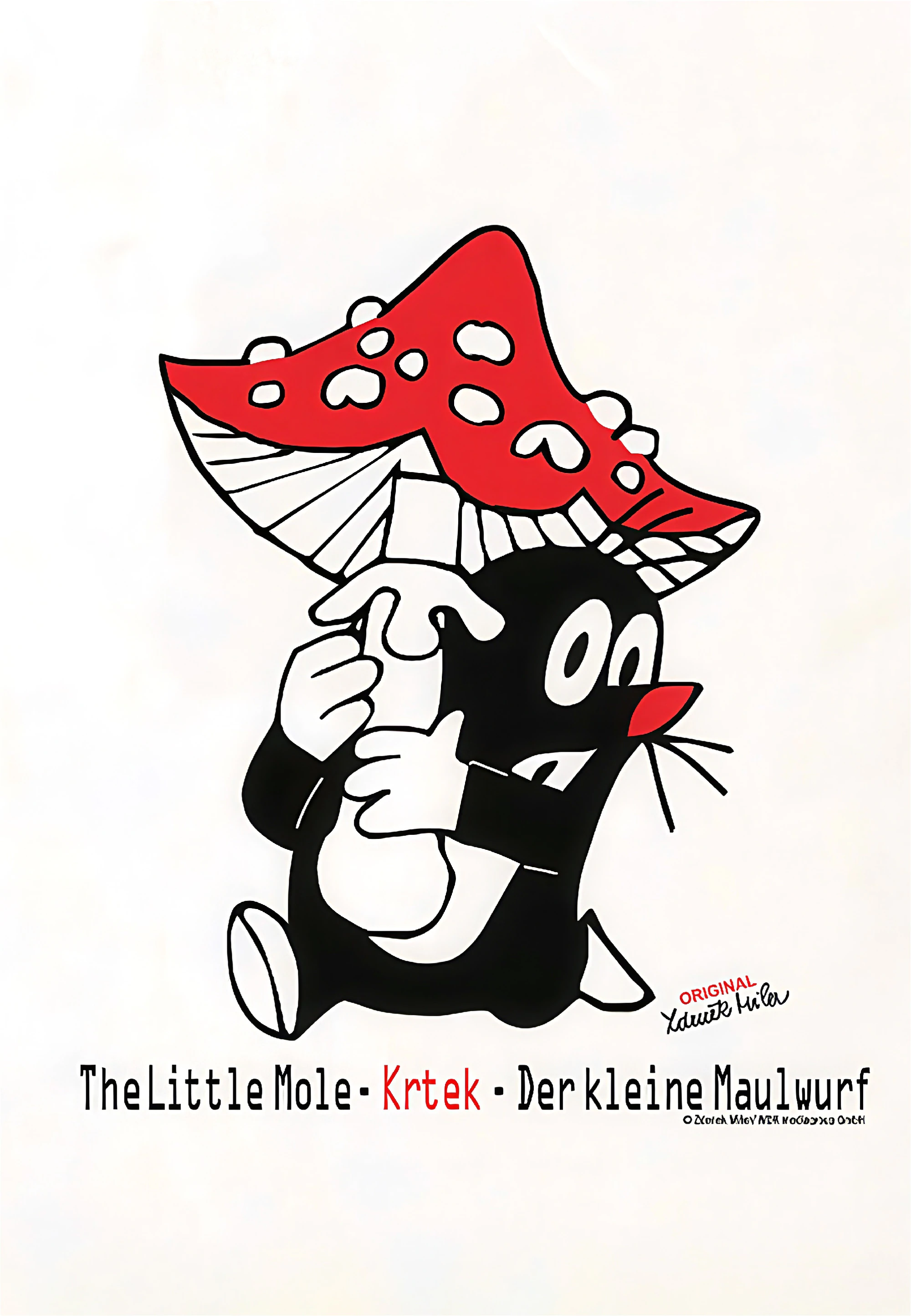 LOGOSHIRT Henkeltasche "Der kleine Maulwurf - Pilz", mit coolem Motiv günstig online kaufen
