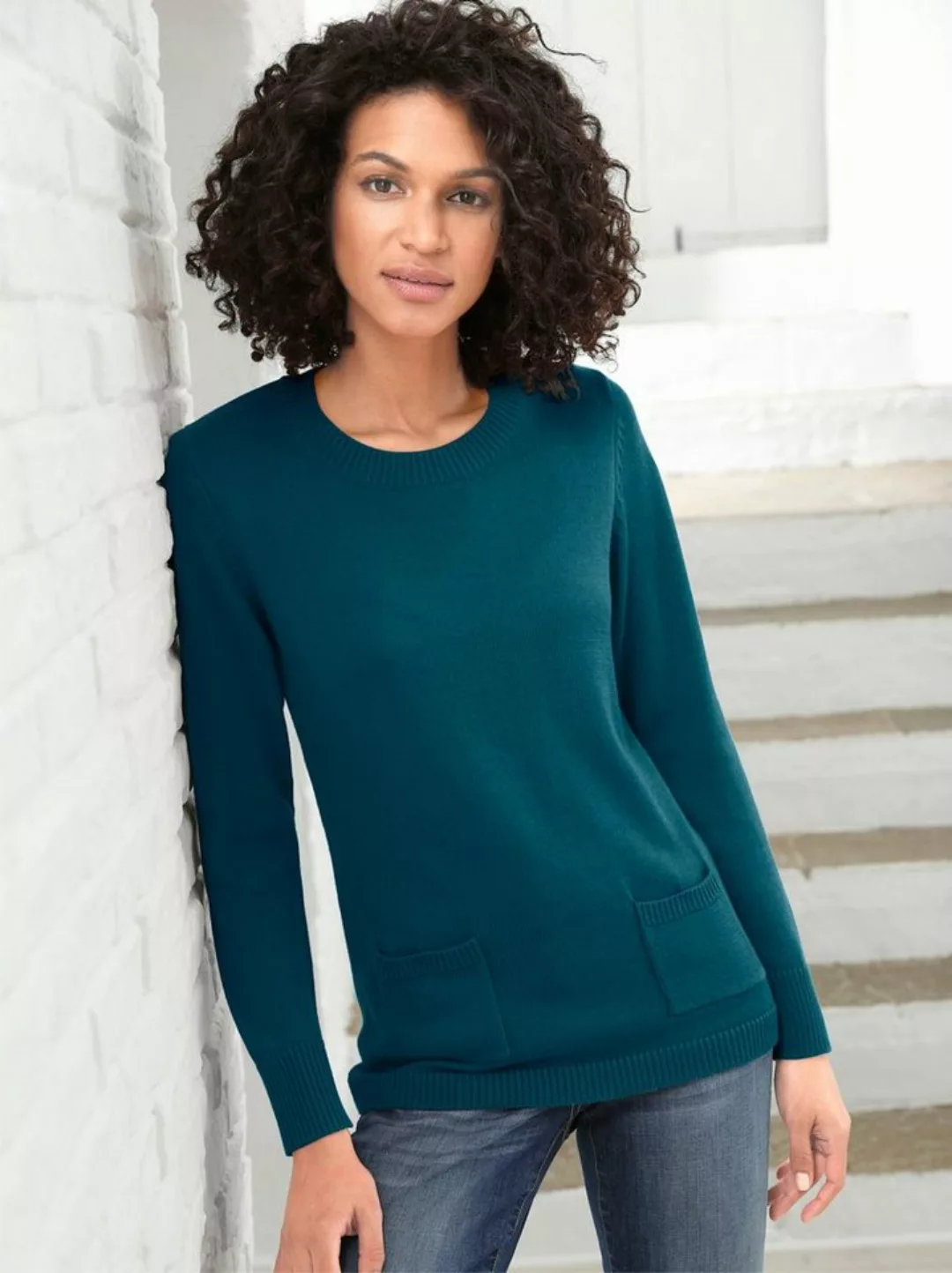 Casual Looks Rundhalspullover "Pullover" günstig online kaufen