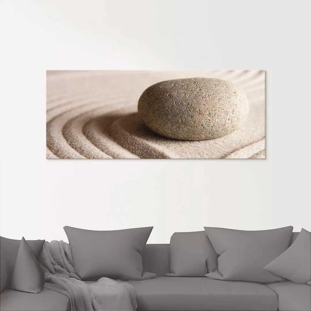 Artland Glasbild "Zen Stein", Zen, (1 St.), in verschiedenen Größen günstig online kaufen