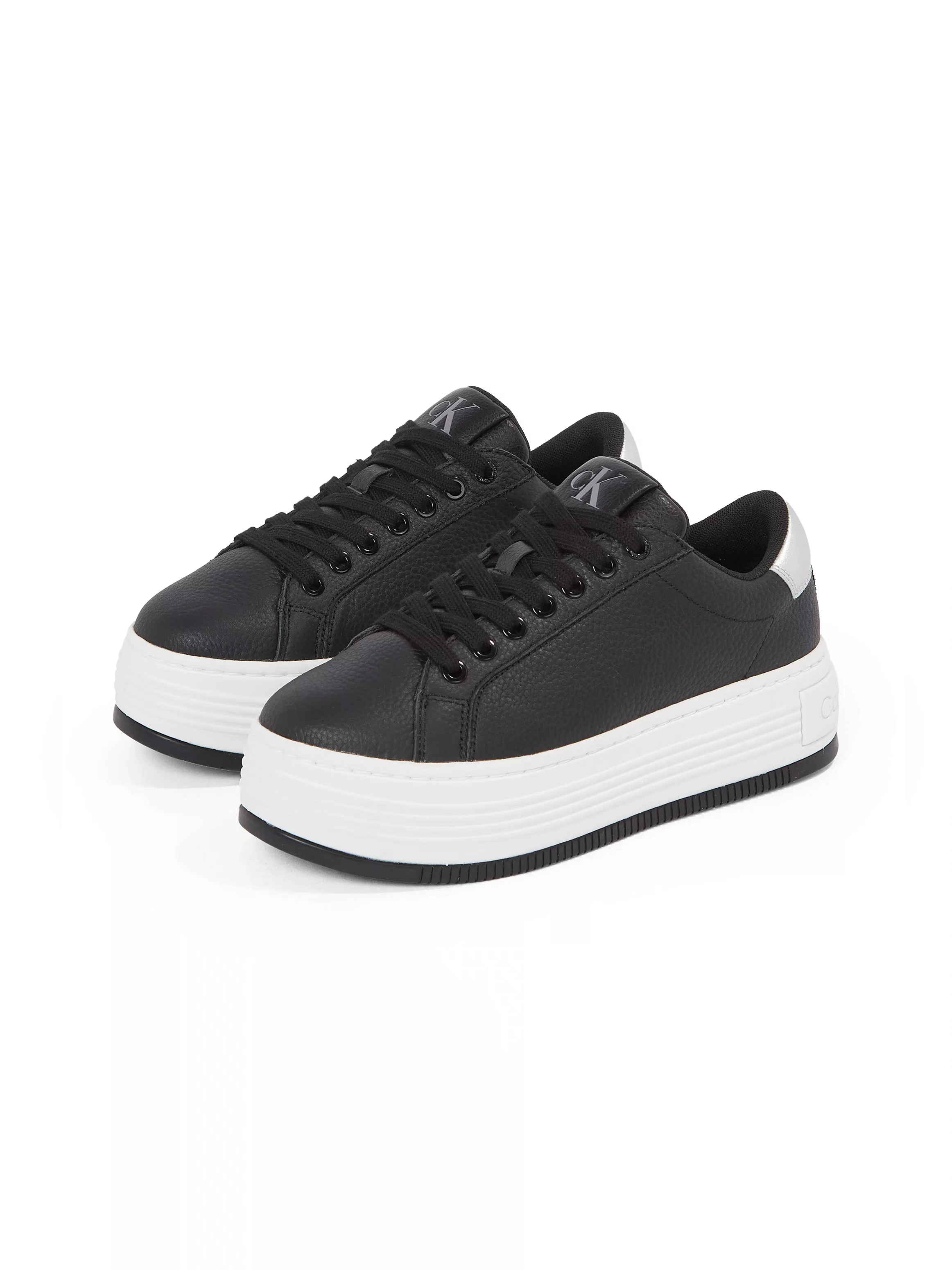 Calvin Klein Jeans Plateausneaker "BOLD FLATF LOW MIX OHB", Schnürschuh, Ha günstig online kaufen