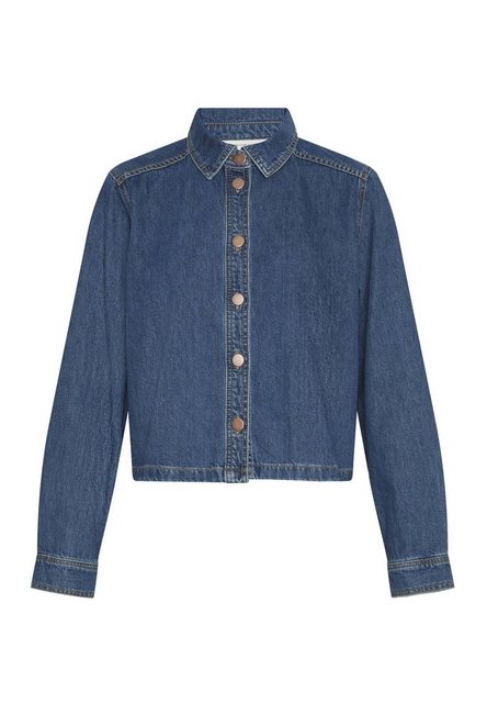 Moss Copenhagen Klassische Bluse Damen Jeanshemd MSCHADALYN ELENA (1-tlg) günstig online kaufen