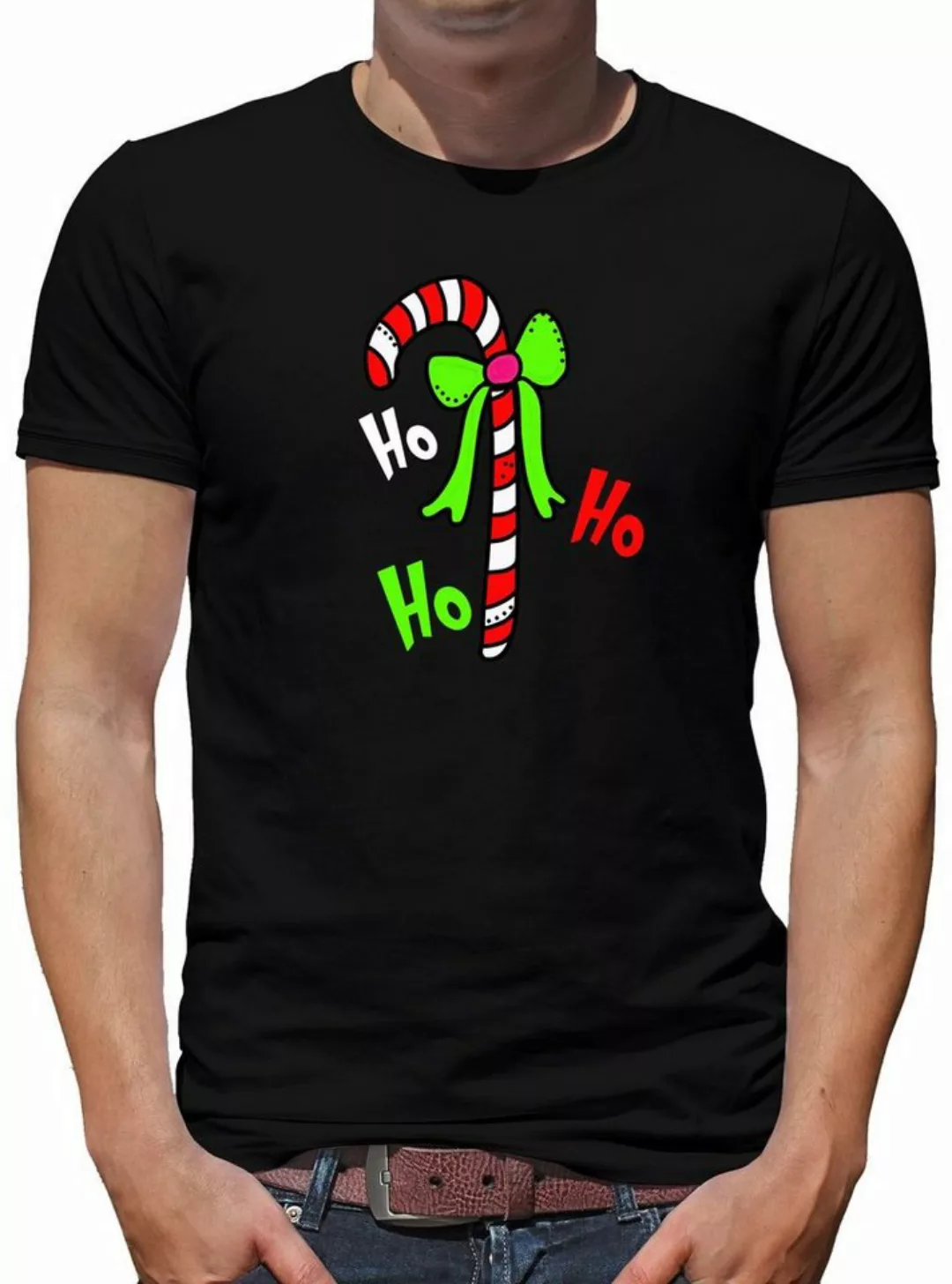 TShirt-People Print-Shirt Ho Ho Ho T-Shirt Herren günstig online kaufen