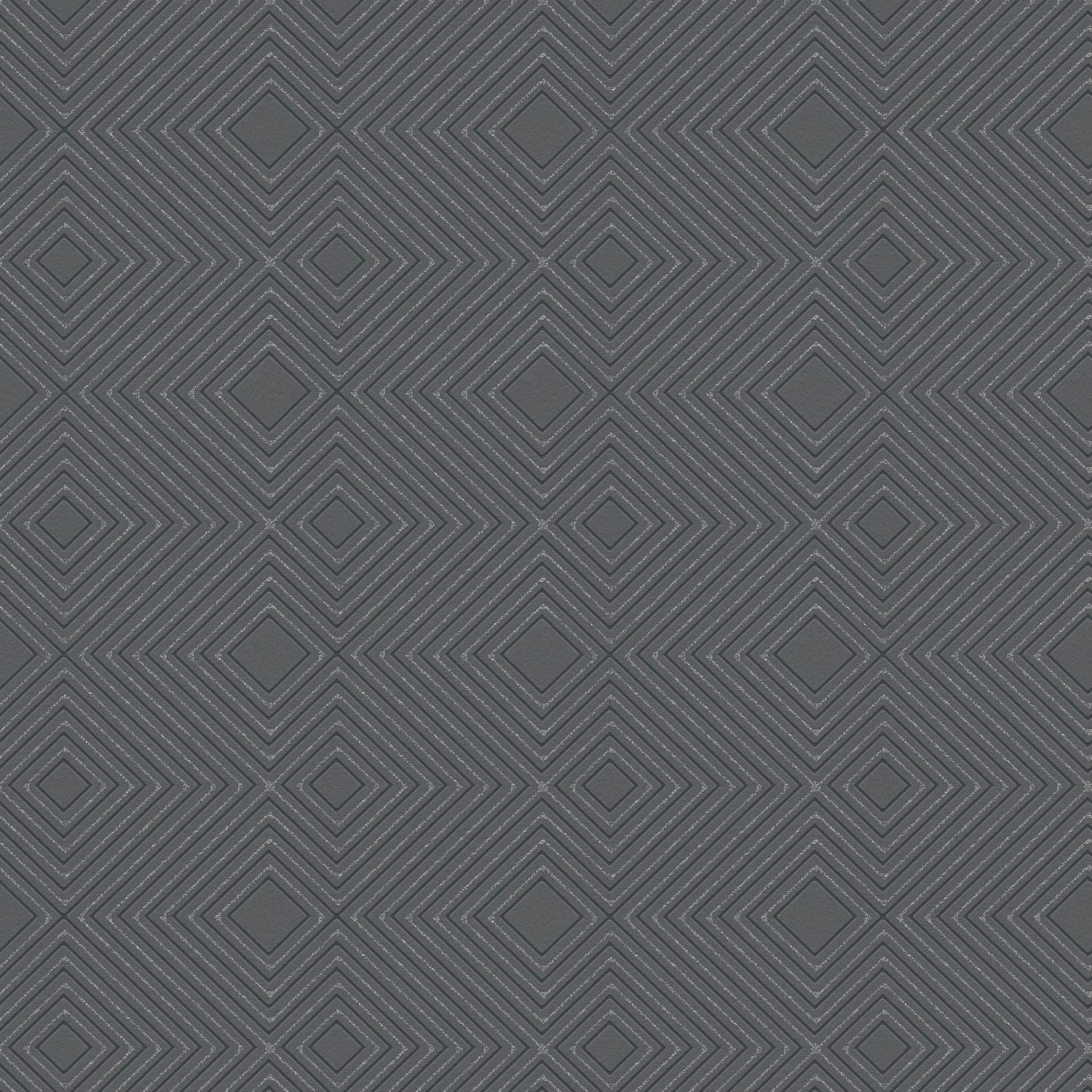 PROFHOME 377581-GU Grafik Tapete Abstrakt glitzernd Grau 0,53 m x 10,05 m 5 günstig online kaufen