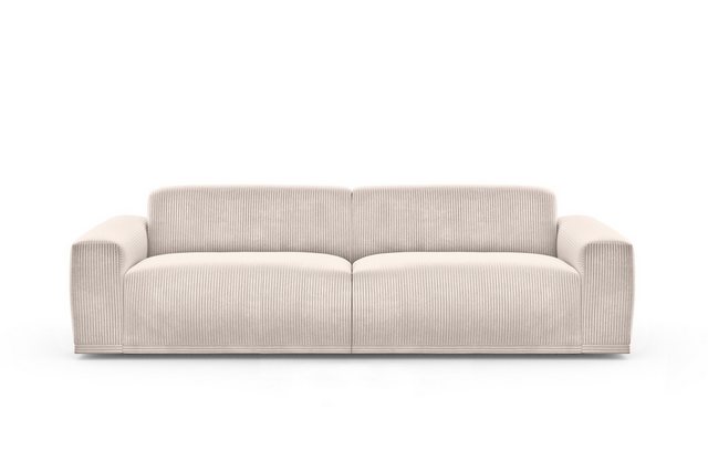 TRENDMANUFAKTUR Big-Sofa "Braga", in moderner Optik, mit hochwertigem Kalts günstig online kaufen