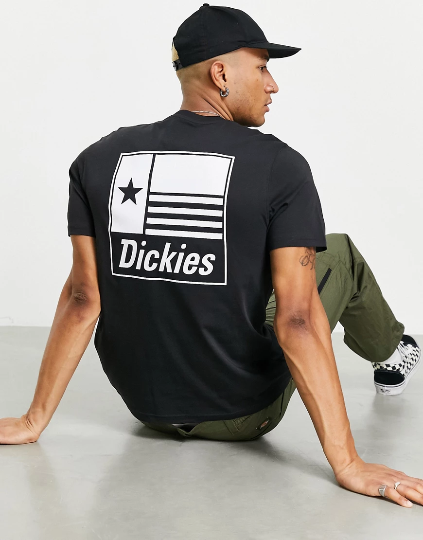 Dickies – Taylor – T-Shirt in Schwarz mit Rückenprint günstig online kaufen