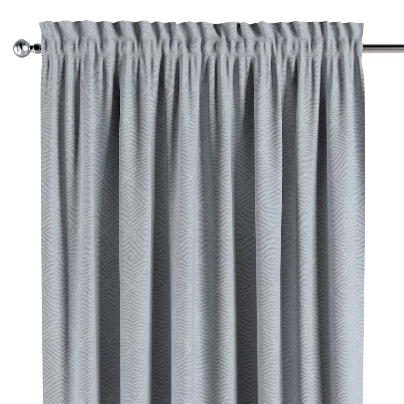Vorhang mit Tunnel und Köpfchen, grau-silbern, Sunny (142-57) günstig online kaufen