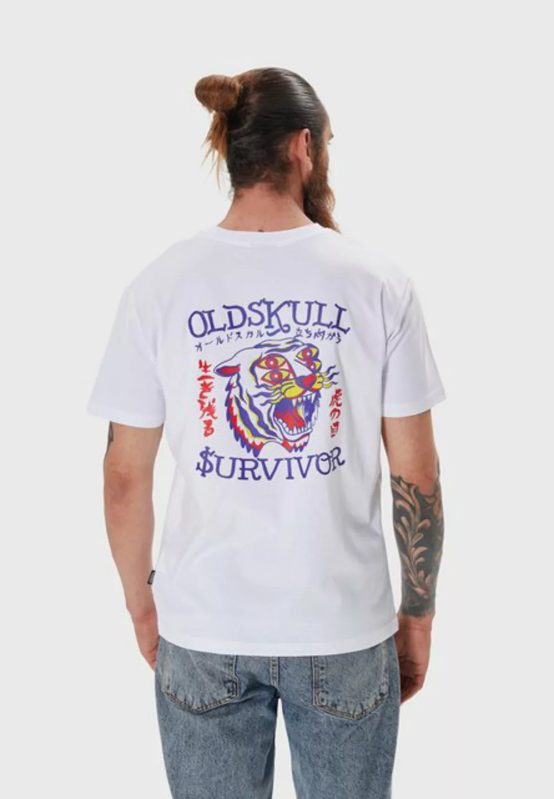 Oldskull T-Shirt Xtreme Eye Of The Tiger Logo Graphic günstig online kaufen