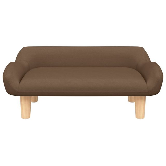 vidaXL Kindersofa Kindersofa Braun 70x40x24 cm Stoff Kindercouch Kindermöbe günstig online kaufen