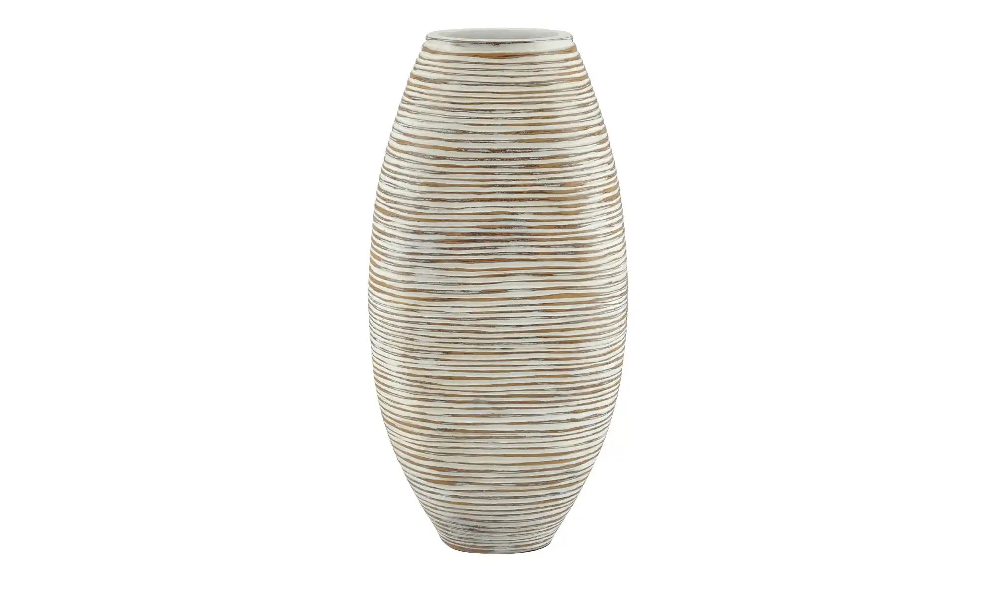 Deko Vase - weiß - Polyresin (Kunstharz) - 22 cm - 45 cm - 9,5 cm - Sconto günstig online kaufen