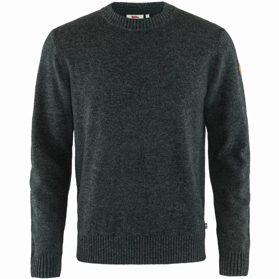 Fjaellraeven Oevik Round-Neck Sweater Dark Grey günstig online kaufen