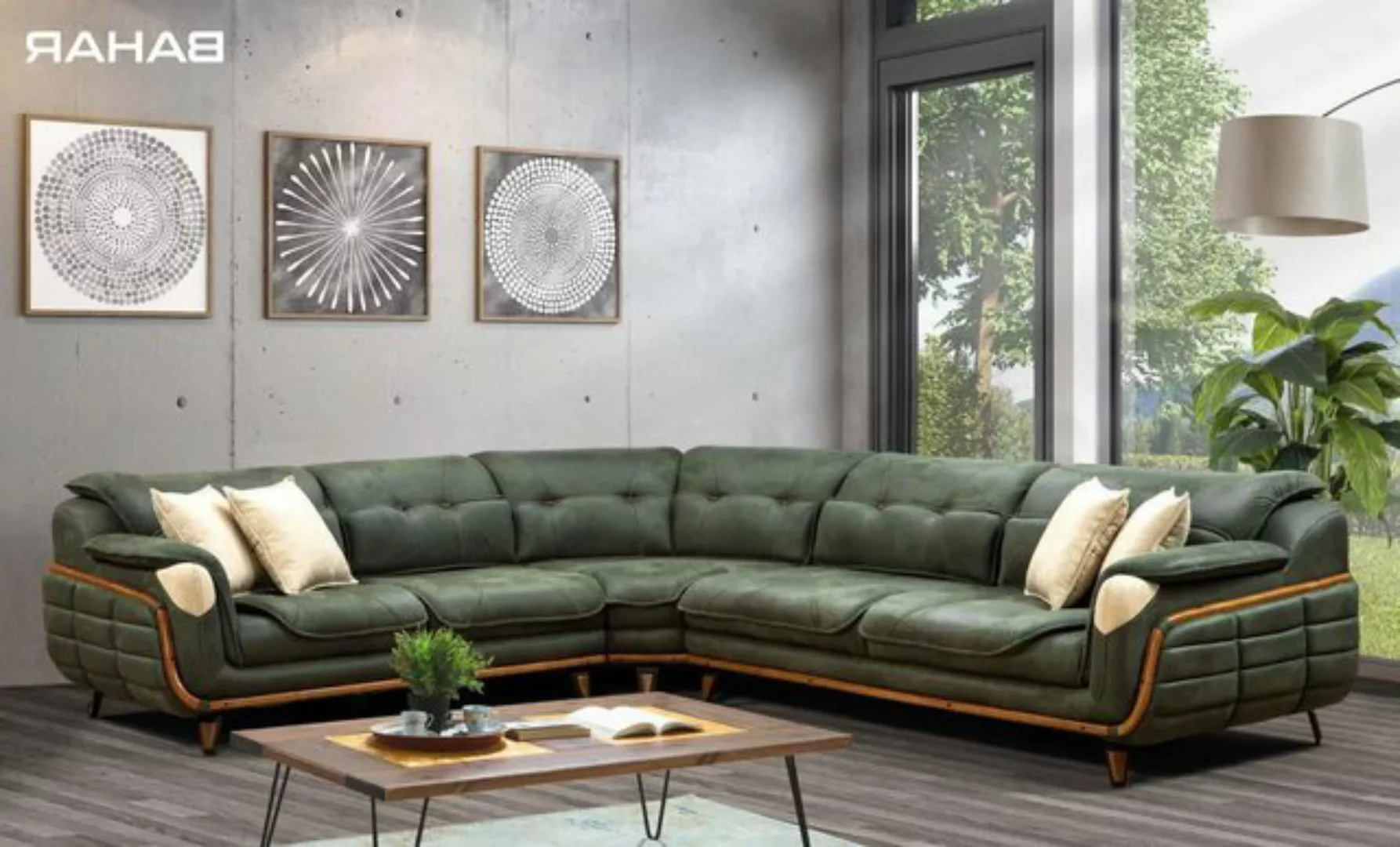 Xlmoebel Ecksofa Luxuriöses Wohnzimmer-Sofa in L-Form mit Polsterung im Sof günstig online kaufen