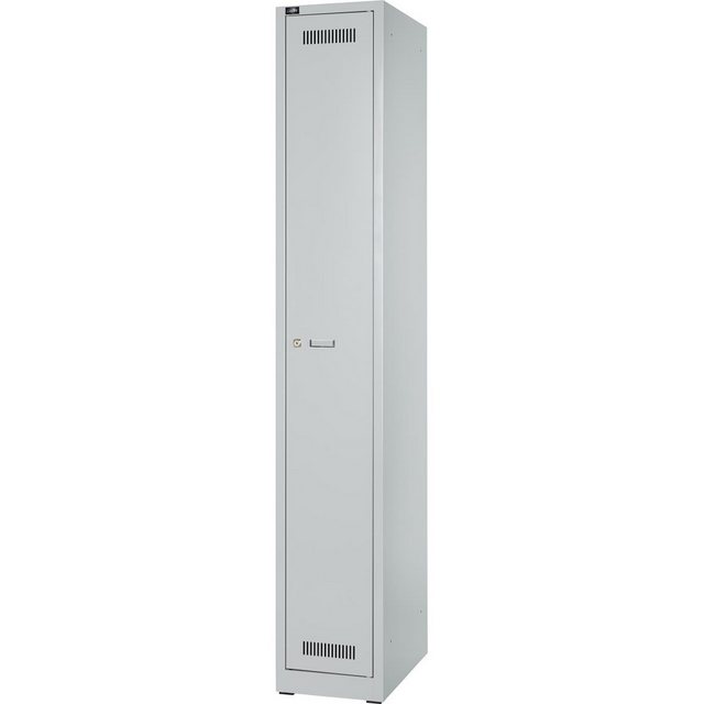 Bisley Garderobenschrank Garderobenschrank 1 Abteil Breite 300mm lichtgrau günstig online kaufen