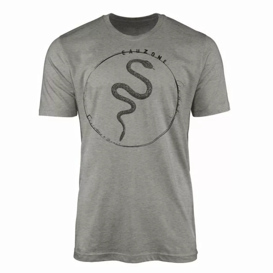 Sinus Art T-Shirt Evolution Herren T-Shirt Klapperschlange günstig online kaufen