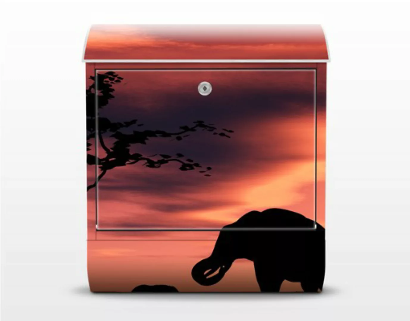 Briefkasten Tiere African Elefant Family günstig online kaufen