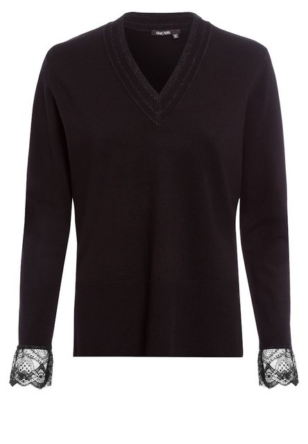 MARC AUREL V-Ausschnitt-Pullover Strick black varied günstig online kaufen