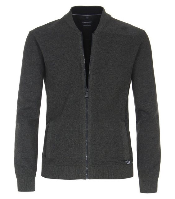 CASAMODA Strickjacke 413706000 Hoher Baumwollanteil Stehkragen Angenehmer T günstig online kaufen