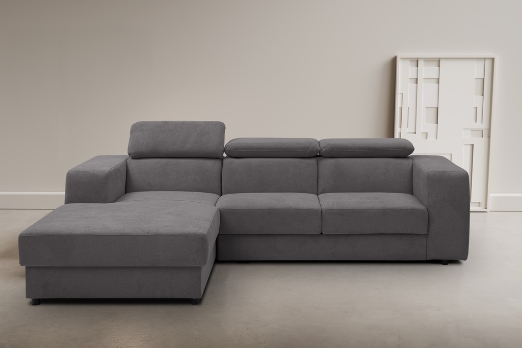 WERK2 Ecksofa "Cherry", Ecksofa mit verstellbaren Kopfteilen, Schlaffunktio günstig online kaufen